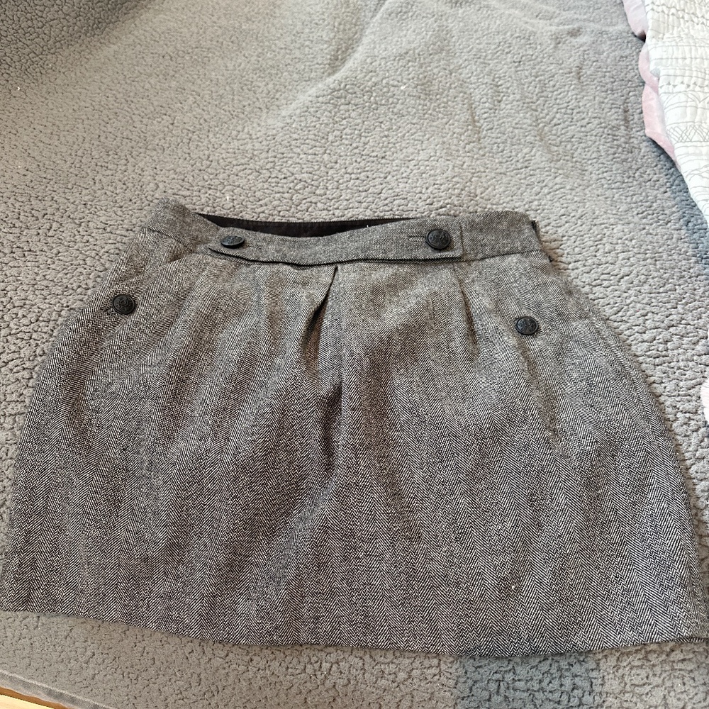 Banana Republic Mini skirt tweed with pockets